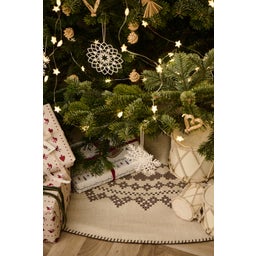 Ib Laursen Weihnachtsbaumteppich - natur/braun