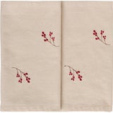 IB Laursen Embroidered Table Runner
