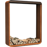 FORNO Holzaufbewahrung "Serra" aus Cortenstahl