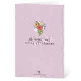 Die Stadtgärtner Grußkarten aus Saatpapier - Blumenstrauß