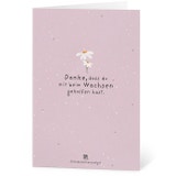 Grußkarten aus Saatpapier - Danke, dass du mir beim Wachsen geholfen hast
