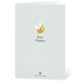 Die Stadtgärtner Grußkarten aus Saatpapier - Bee Happy