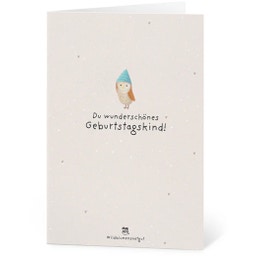Grußkarten aus Saatpapier - Du wunderschönes Geburtstagskind