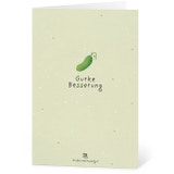 Seed Paper Greeting Card - Gurke Besserung