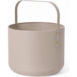 LIVLIG Kaminholzkorb - beige
