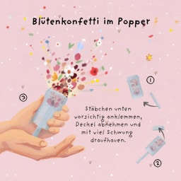 Die Stadtgärtner Blütenkonfetti Popper 