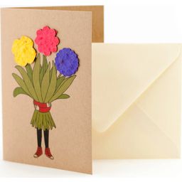 Die Stadtgärtner Floral Greeting Card 