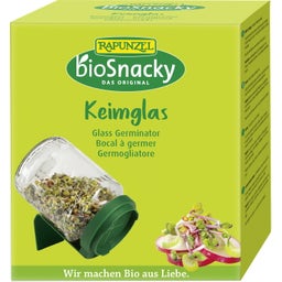 Rapunzel bioSnacky Glass Germinator with Sieve - 1 item