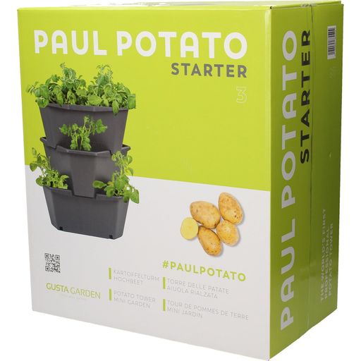 Potato Tower - Paul Potato Starter 3 Levels - Grey