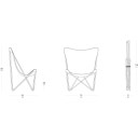 Lafuma POP UP Fauteuil Camping - Batyline® - Ciel