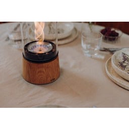 höfats SPIN air 1200 Tabletop Fireplace - Oak