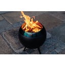 höfats MOON 45 Fire Bowl with Low Base - All Black