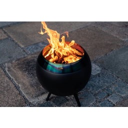 höfats MOON 45 Fire Bowl with Low Base - All Black