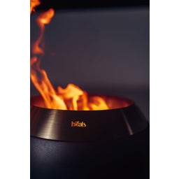 höfats MOON 45 Fire Bowl with High Base - All Black