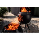 höfats MOON 45 Fire Bowl with High Base - All Black