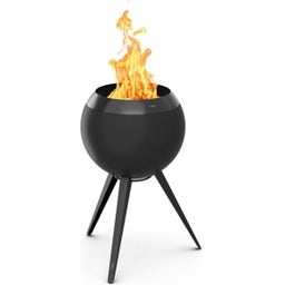 höfats MOON 45 Fire Bowl with High Base - All Black