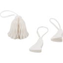 Eulenschnitt Papieren Kerstklokken - Set van 3