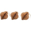 Decorazione in Carta da Appendere - 10 cm, Set da 3 Pezzi - Marrone