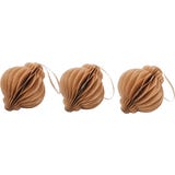 Decorazione in Carta da Appendere - 10 cm, Set da 3 Pezzi
