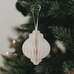 Eulenschnitt Paper Pendants - Set of 3, 10 cm - natural