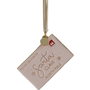 Eulenschnitt Baumschmuck Weihnachtsbrief