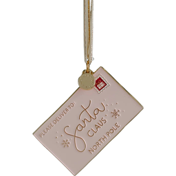 Decorazione per Albero di Natale - Lettera di Natale - 1 pz.