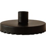 Black Wave Candle Holder for Glass Container