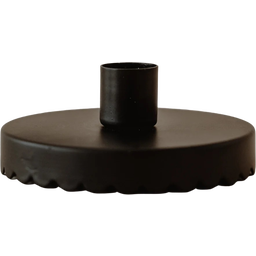 Black Wave Candle Holder for Glass Container - 1 item