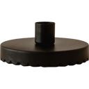 Kerzenhalter schwarz Welle für Vorratsglas - 1 Stk.