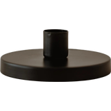 Eulenschnitt Black Candle Holder for Glass Container