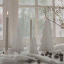 Eulenschnitt Fir Trees - Set of 3 - white