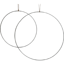 Eulenschnitt Couronne Métallique Lot de 2 - Cercle