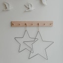 Decorazione in Metallo da Appendere - Set di 2 Pezzi - Stella