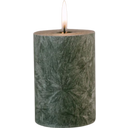 Eulenschnitt Olive Pillar Candle, small - Green