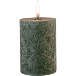 Eulenschnitt Olive Pillar Candle, small - Green