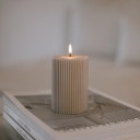 Eulenschnitt Tömbgyertya, bordázott, kicsi - 