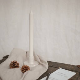 Eulenschnitt Szál gyertya, 4 db-os szett - fehér