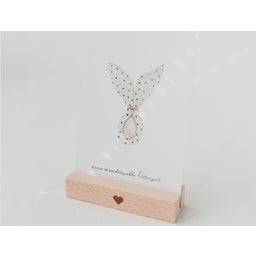 Eulenschnitt Postkartenständer 