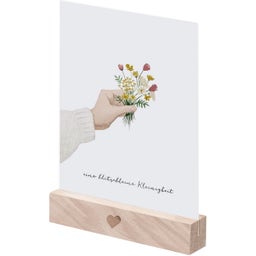 Eulenschnitt Postkartenständer 