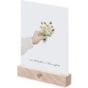 Eulenschnitt Postkartenständer 