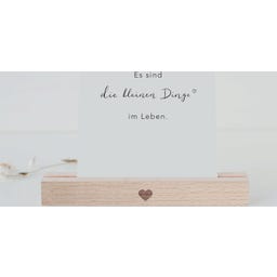 Eulenschnitt Postkartenständer 