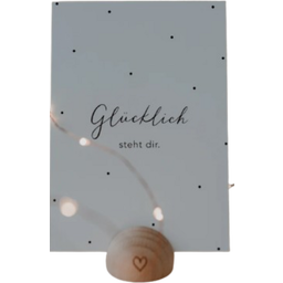 Eulenschnitt Biglietto con Aforisma - Glücklich