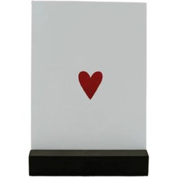 Eulenschnitt Akvarell kártya - Heart