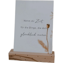 Eulenschnitt Postkarte - Nimm dir Zeit