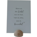 Eulenschnitt Biglietto con Aforisma