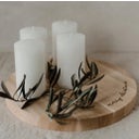 Eulenschnitt Kerzenbrett Merry Christmas 32 cm - 1 Stk.