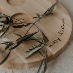 Eulenschnitt Kerzenbrett Merry Christmas 32 cm - 1 Stk.