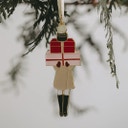 Decoración del árbol de Navidad - Niña Navideña