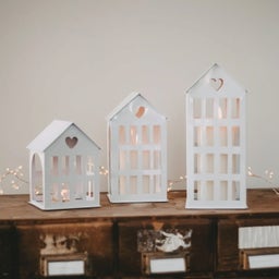 Eulenschnitt Casetta in Metallo - Bianco