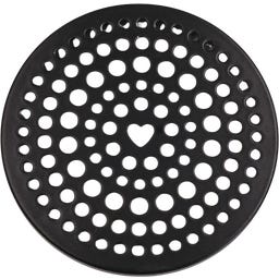 Eulenschnitt Metalldeckel Blumenhalter schwarz